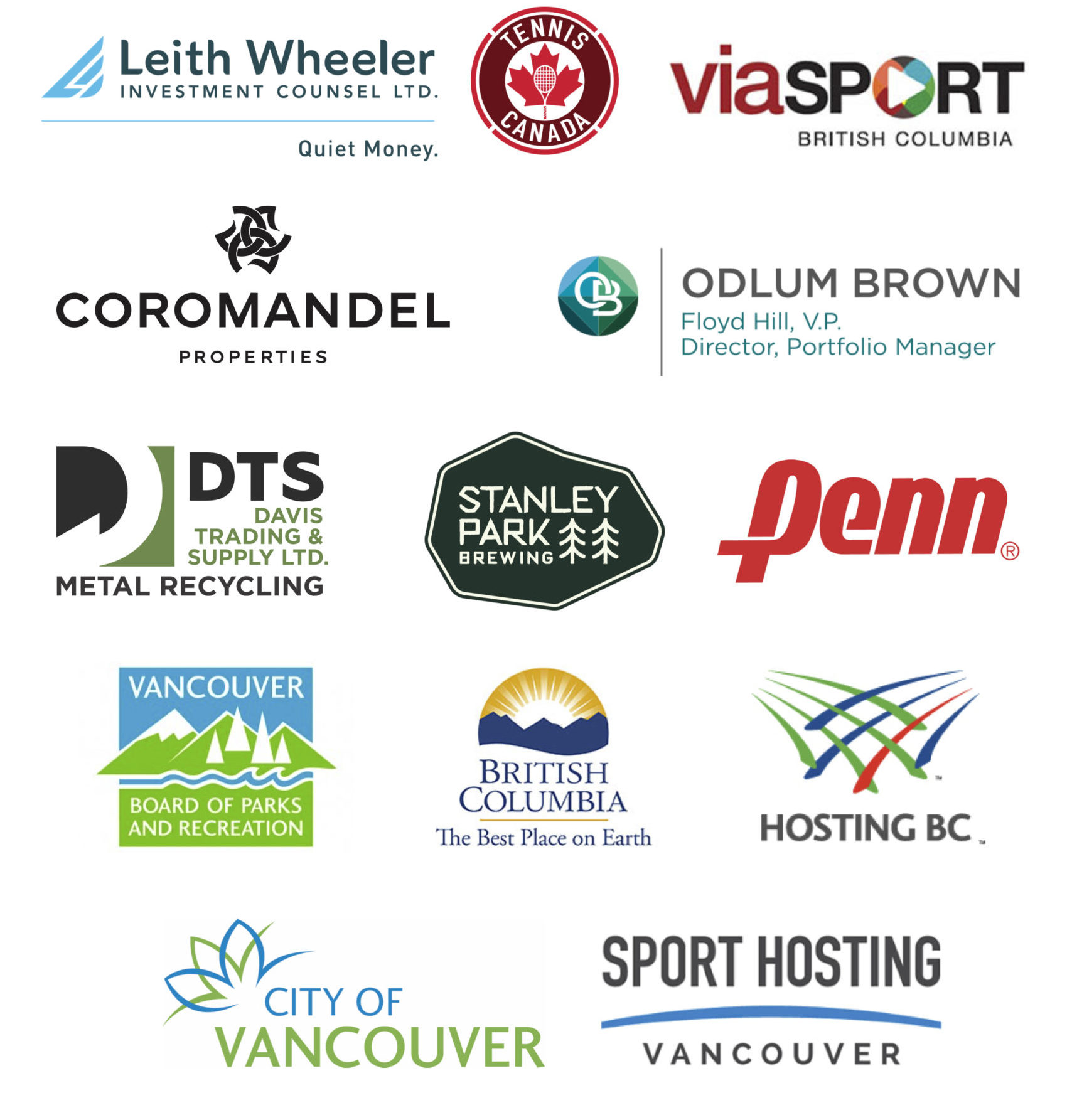 Sponsorship & Donations Tennis British Columbia